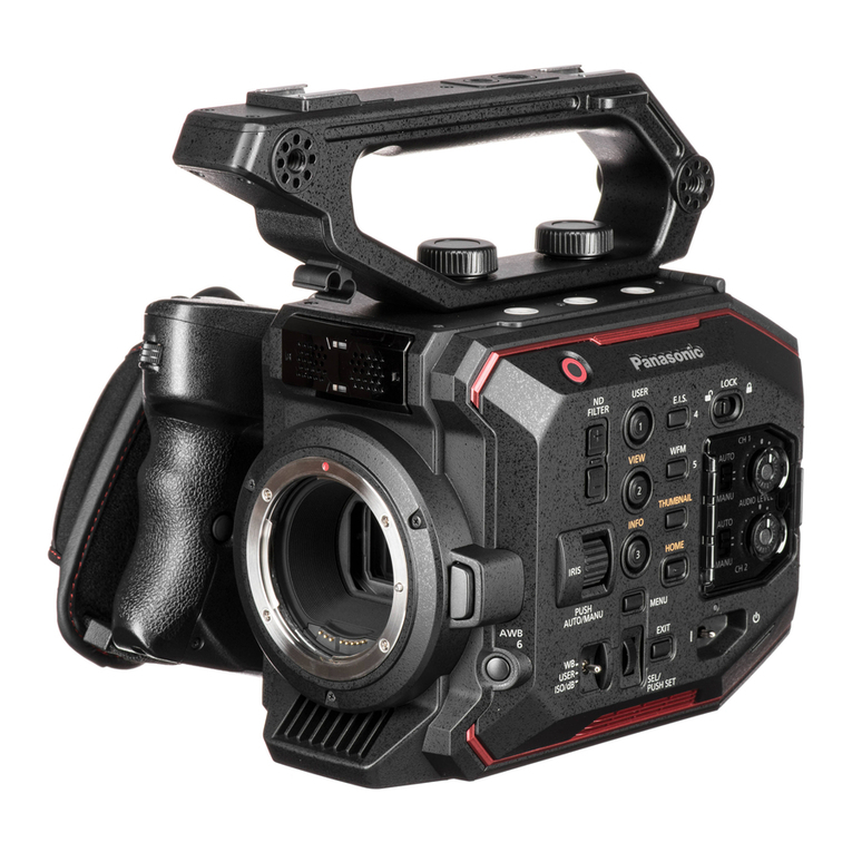 Panasonic AU-EVA1 User manual