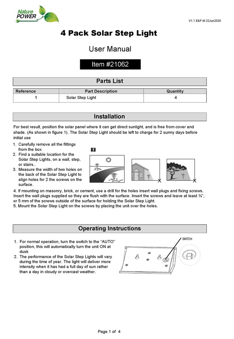 Nature Power 2106 user manual