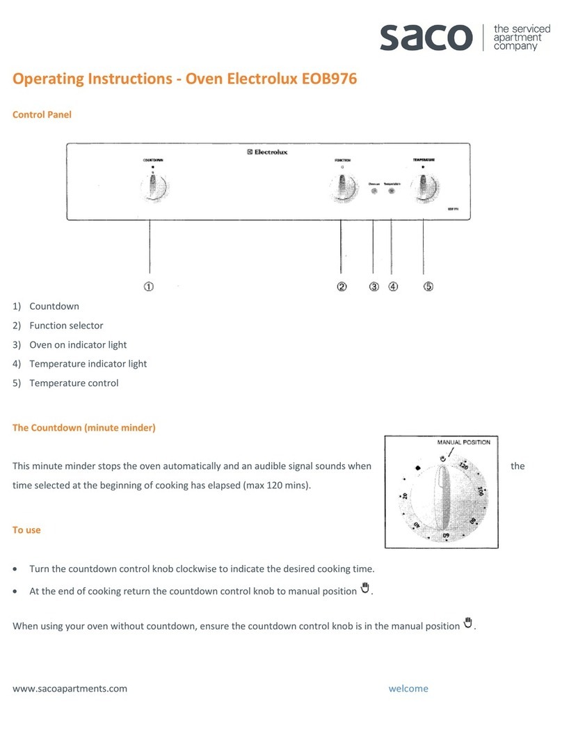 Electrolux EOB976 User manual