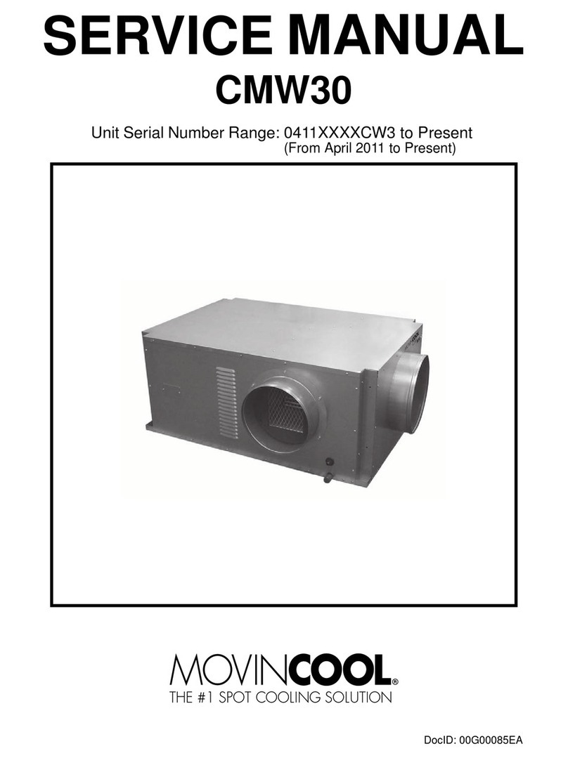 Movincool CMW30 User manual