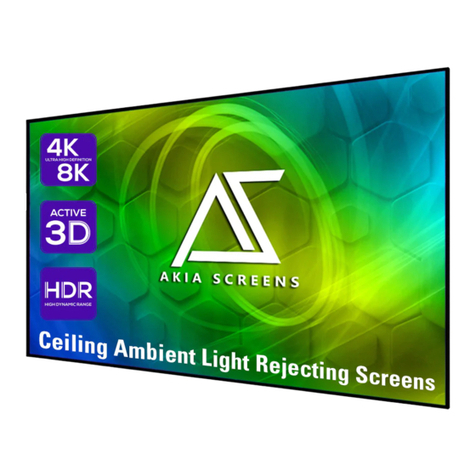 Akia Screens EDGE FREE CLR 3/4 Series user guide Akia Screens EDGE FREE CLR 3/4 Series user guide