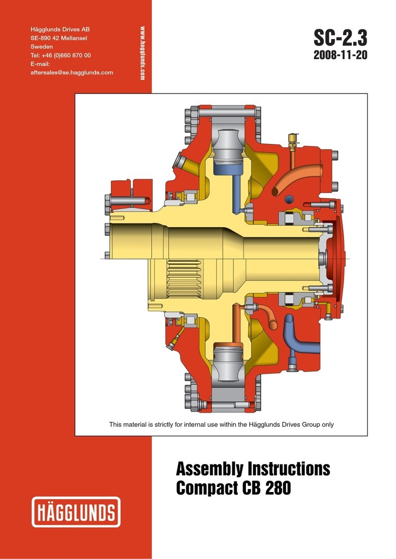 Hägglunds CB 280 Assembly instructions
