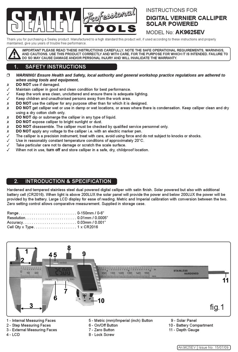Sealey AK9625EV User manual
