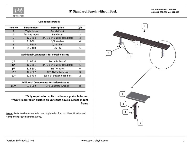 SportsPlay 601-682 quick start guide