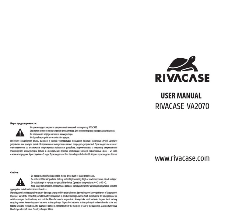 rivacase VA2070 user manual