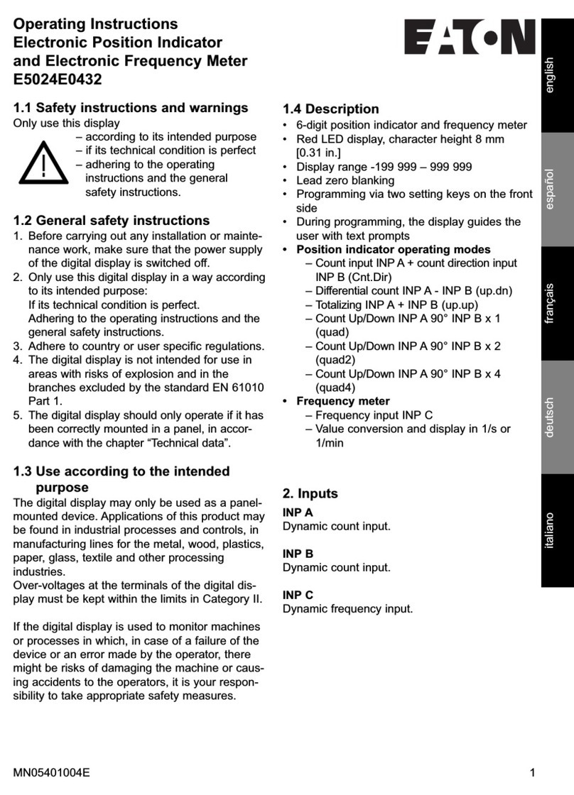 Eaton E5024E0432 User manual