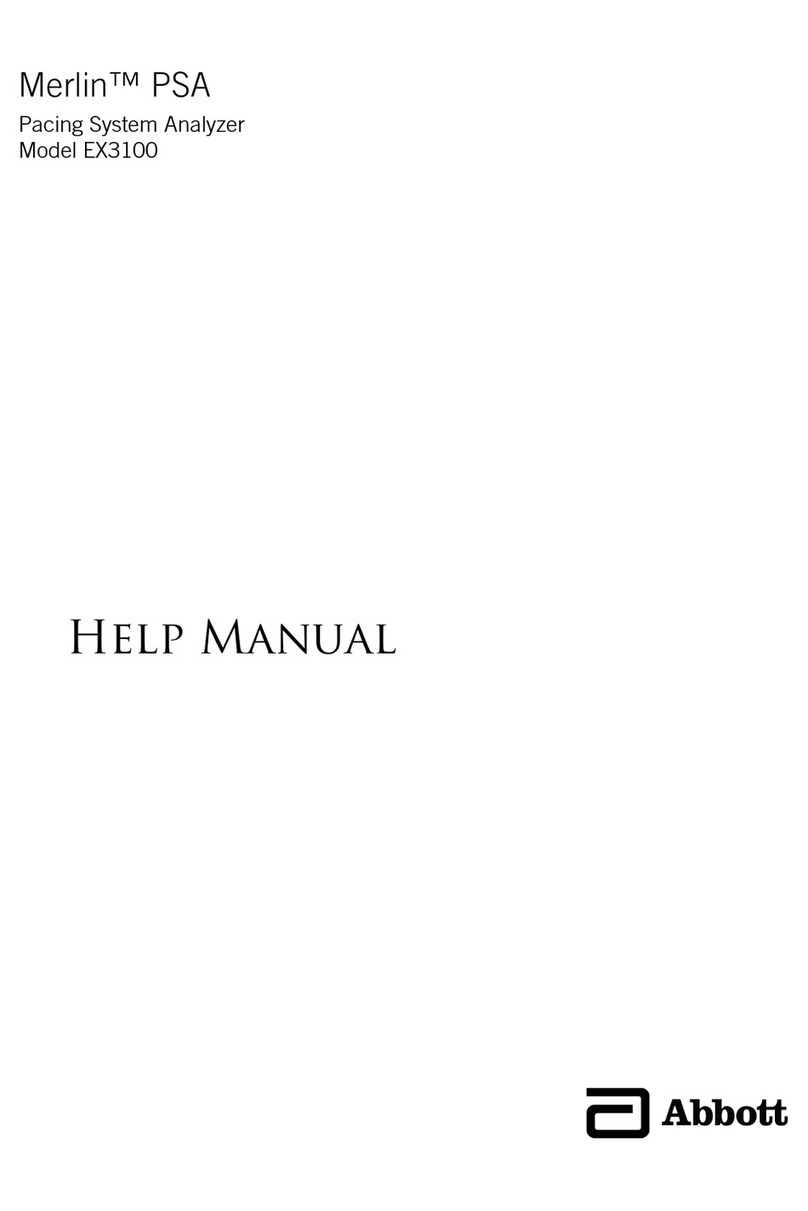 Abbott Merlin PSA EX3100 Help Manual