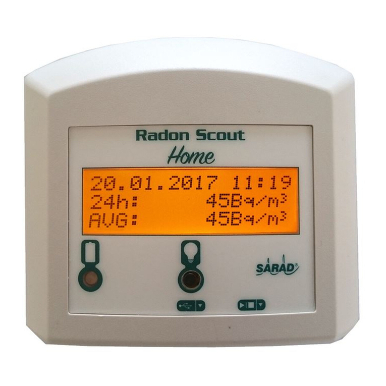 SARAD Radon Scout Home manual