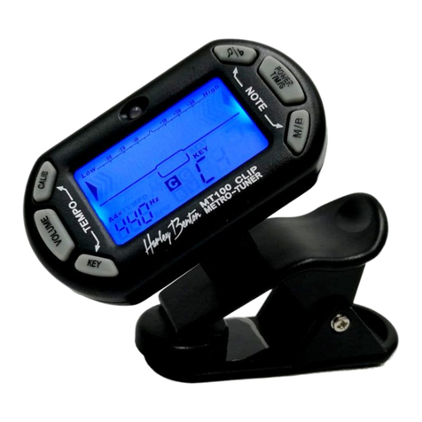Harley Benton MT100 quick start guide