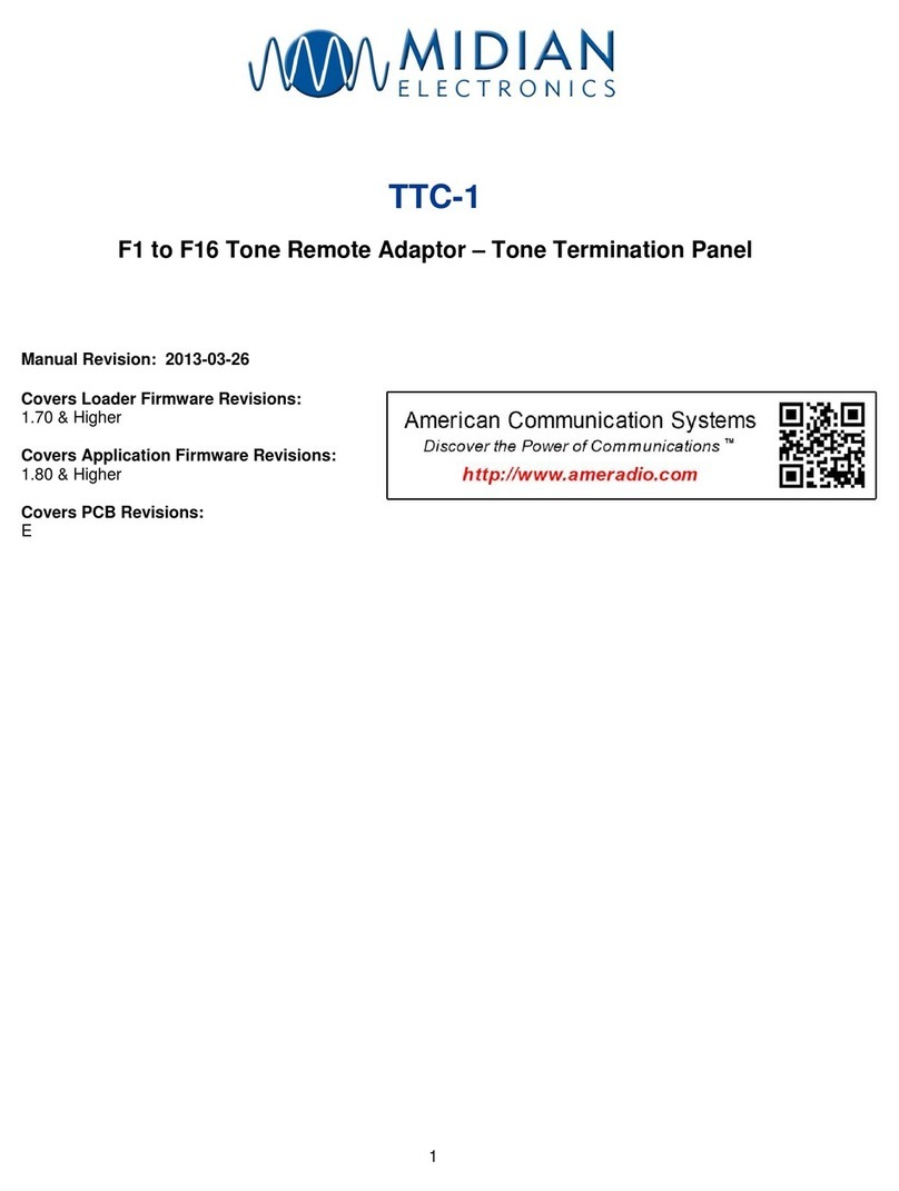 Midian Electronics TTC-1 manual