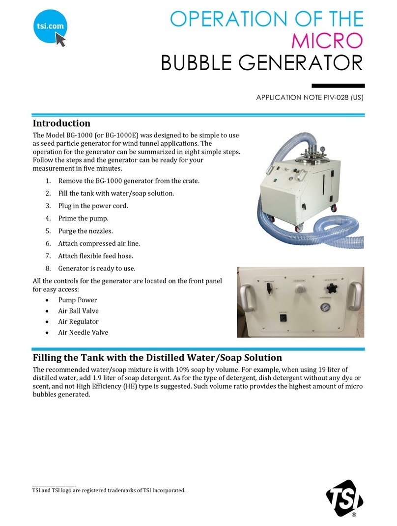 TSI Incorporated BG-1000 Application note TSI Incorporated BG-1000 Application note