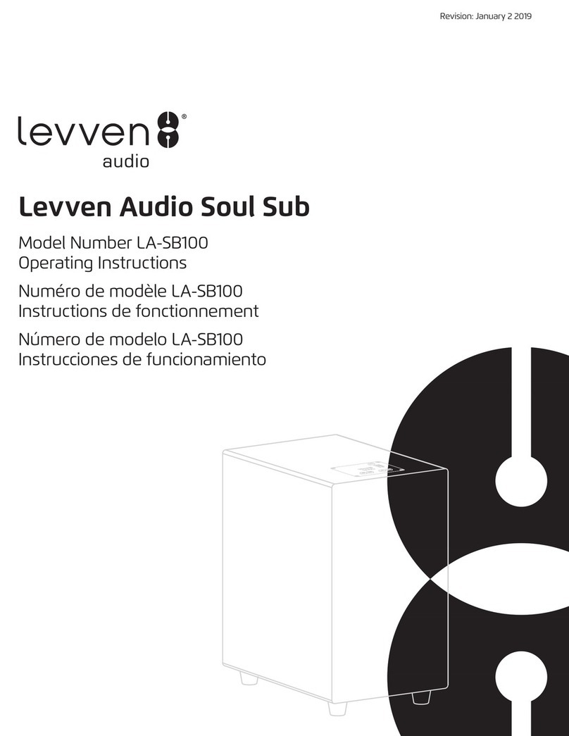 Levven LA-SB100 operating instructions