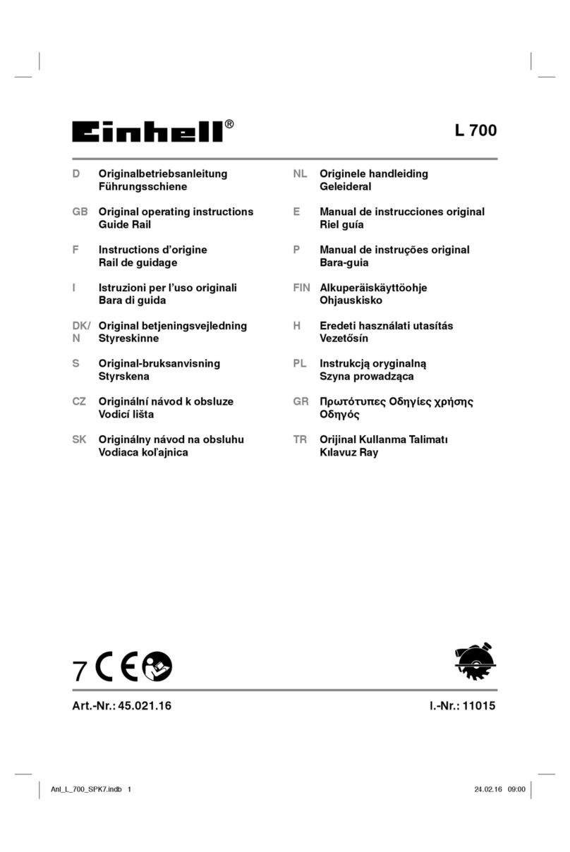 EINHELL L 700 User manual