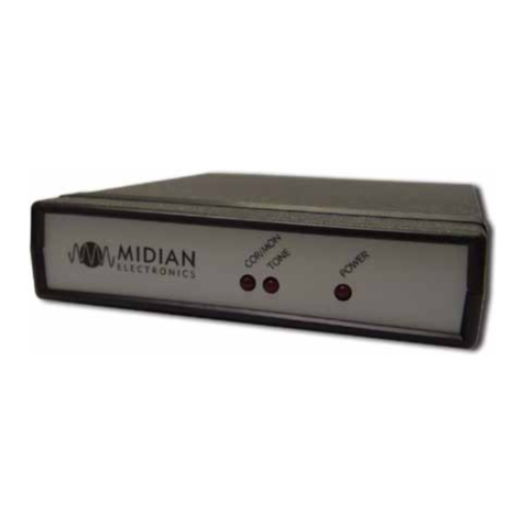 Midian Electronics VTE-1 manual