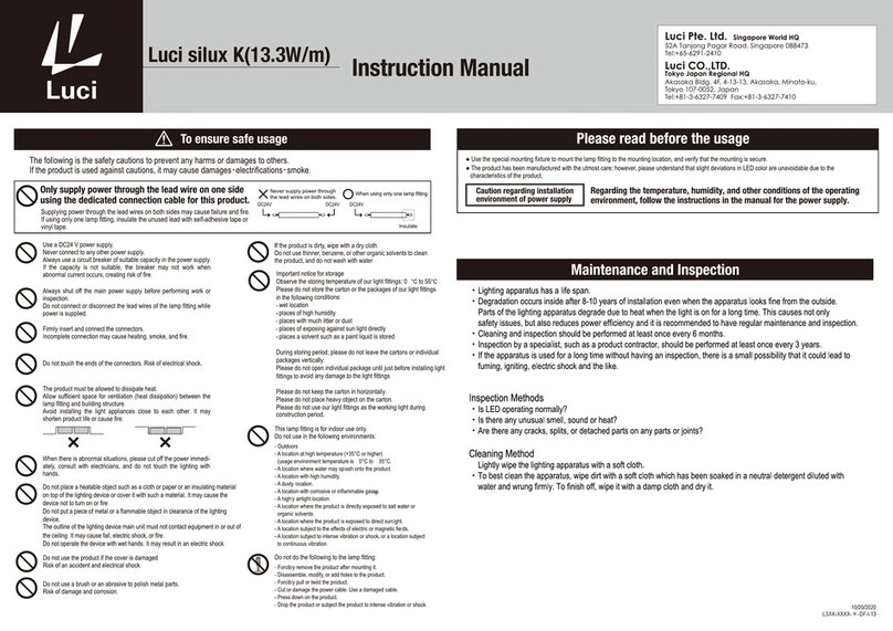 Luci silux K instruction manual