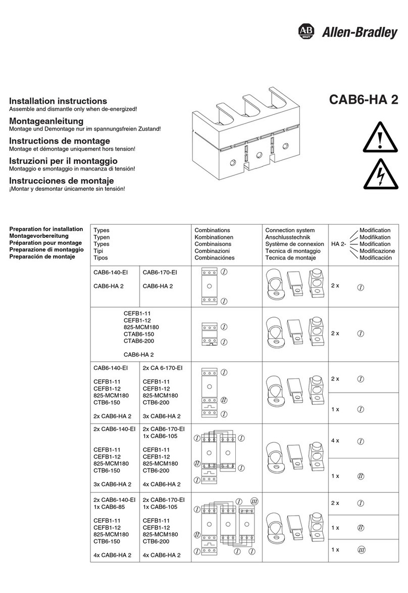 Allen-Bradley CAB6-HA 2 User manual