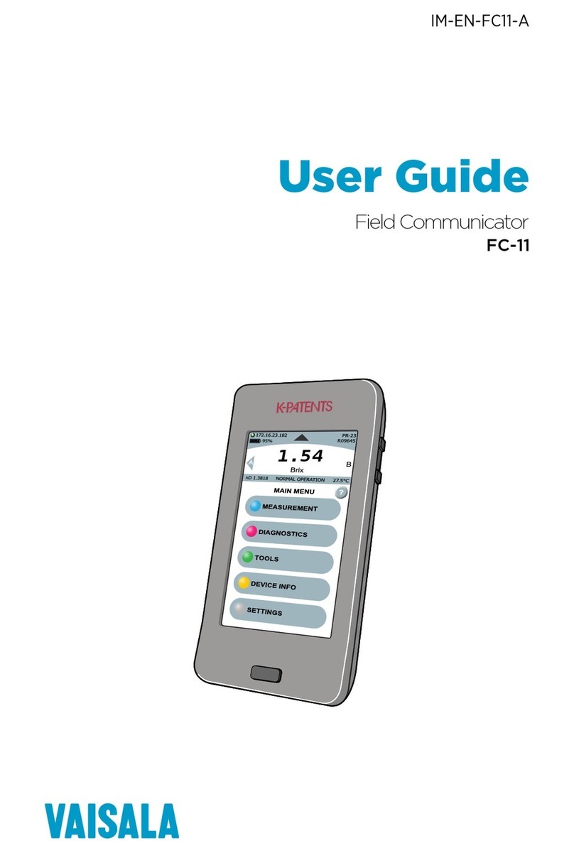 Vaisala FC-11 user guide