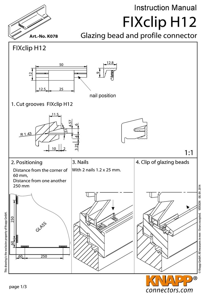 knapp FIXclip H12 instruction manual