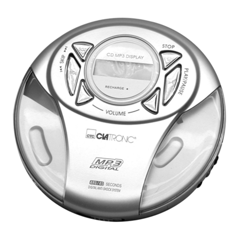 Clatronic CDP 537 MP3 Technical specifications