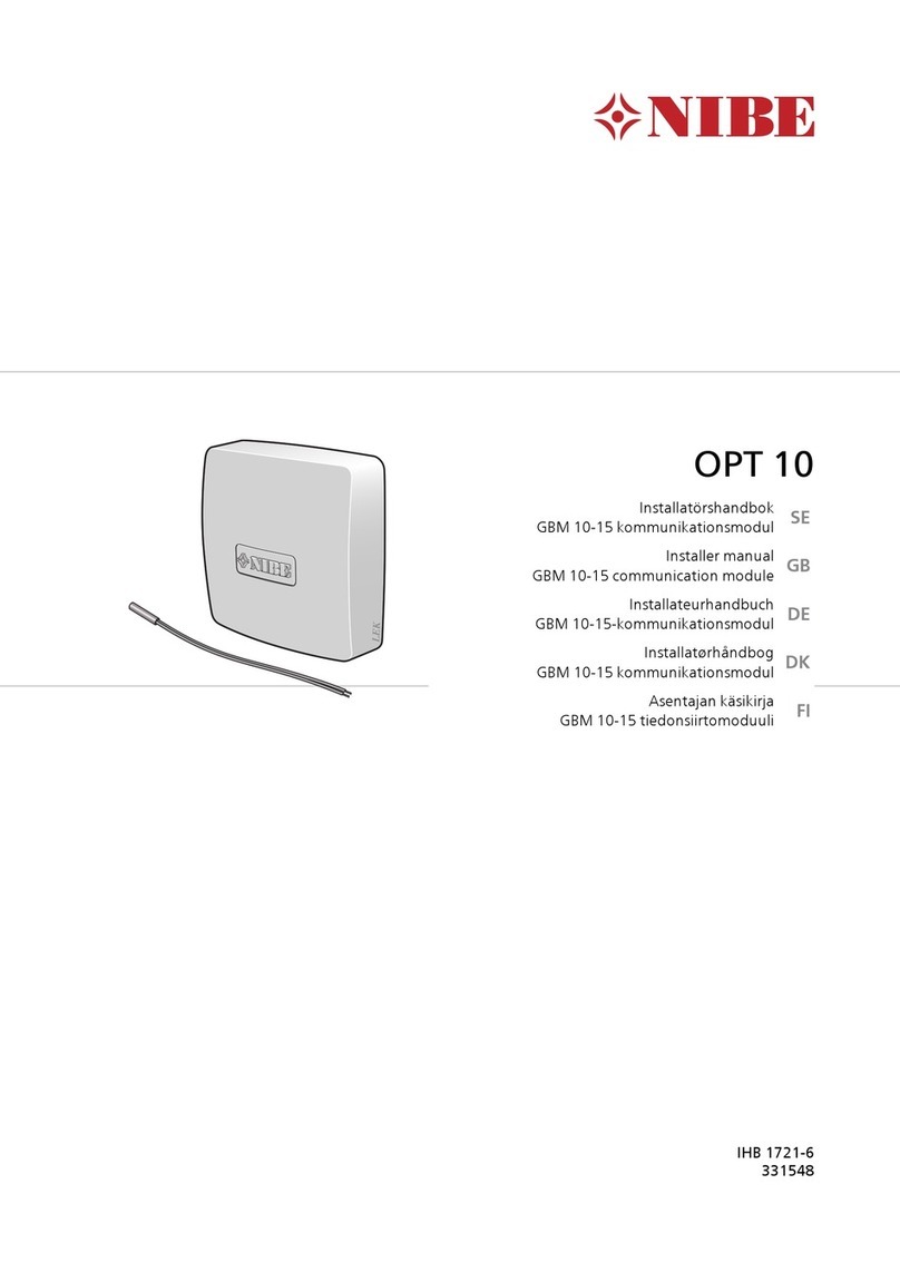 Nibe OPT 10 Installer manual