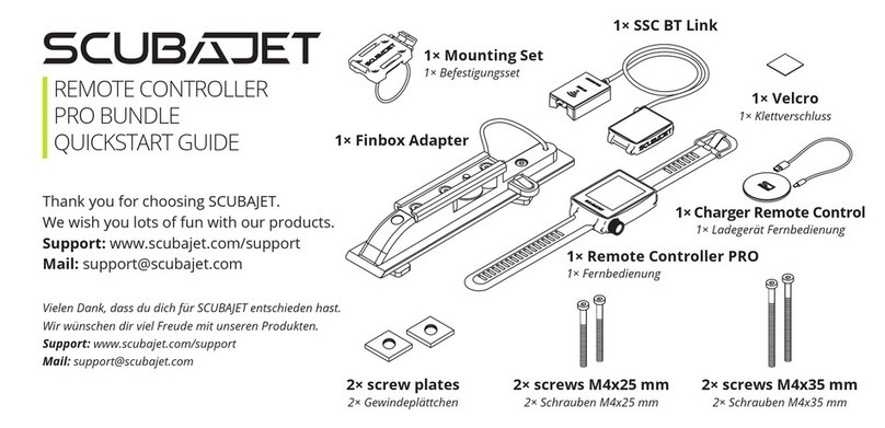 ScubaJet PRO BUNDLE quick start guide