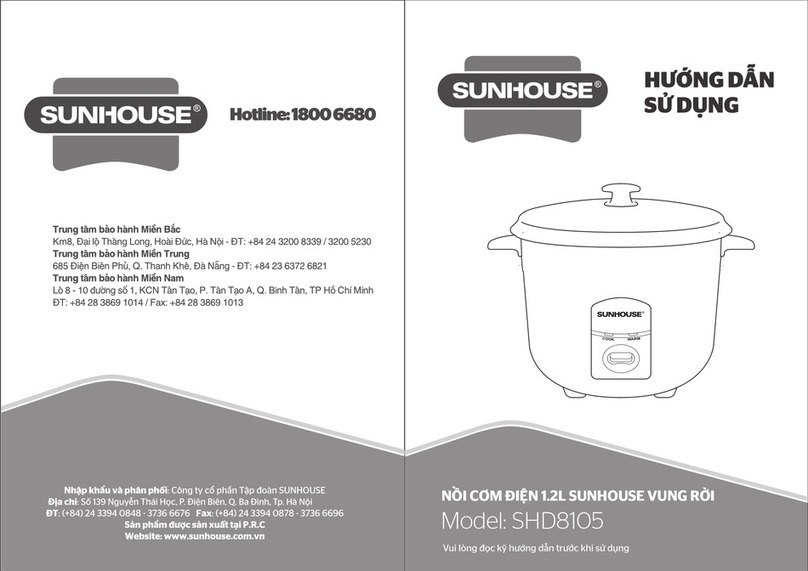 Sunhouse SHD8105 Manual instruction