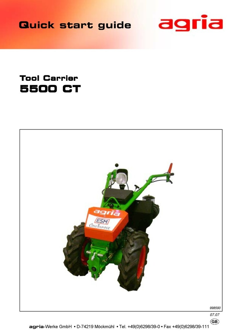 Agria 5500 CT User manual