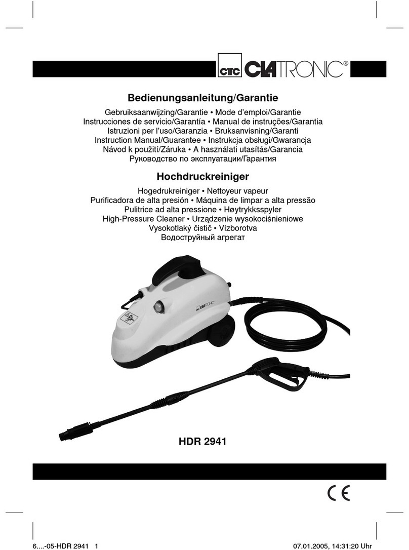 Clatronic HDR 2941 Instruction manual & guarantee