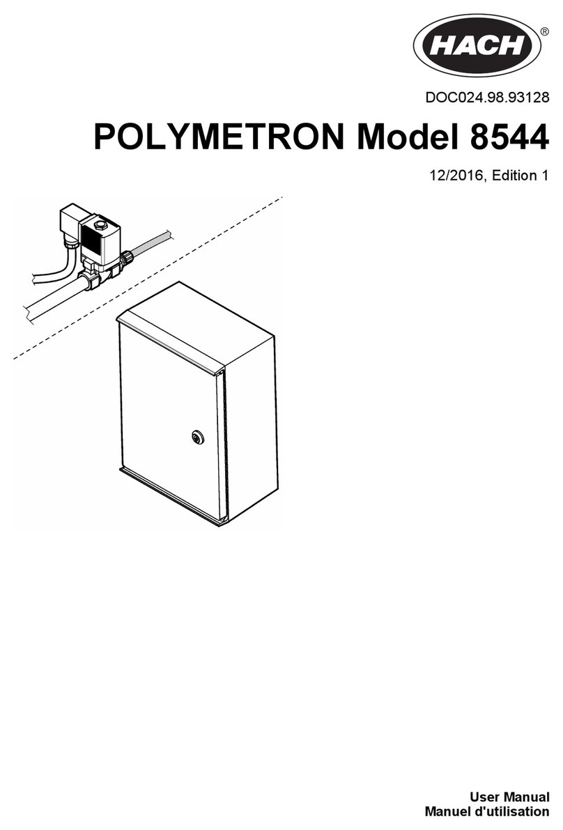 Hach POLYMETRON 8544 user manual