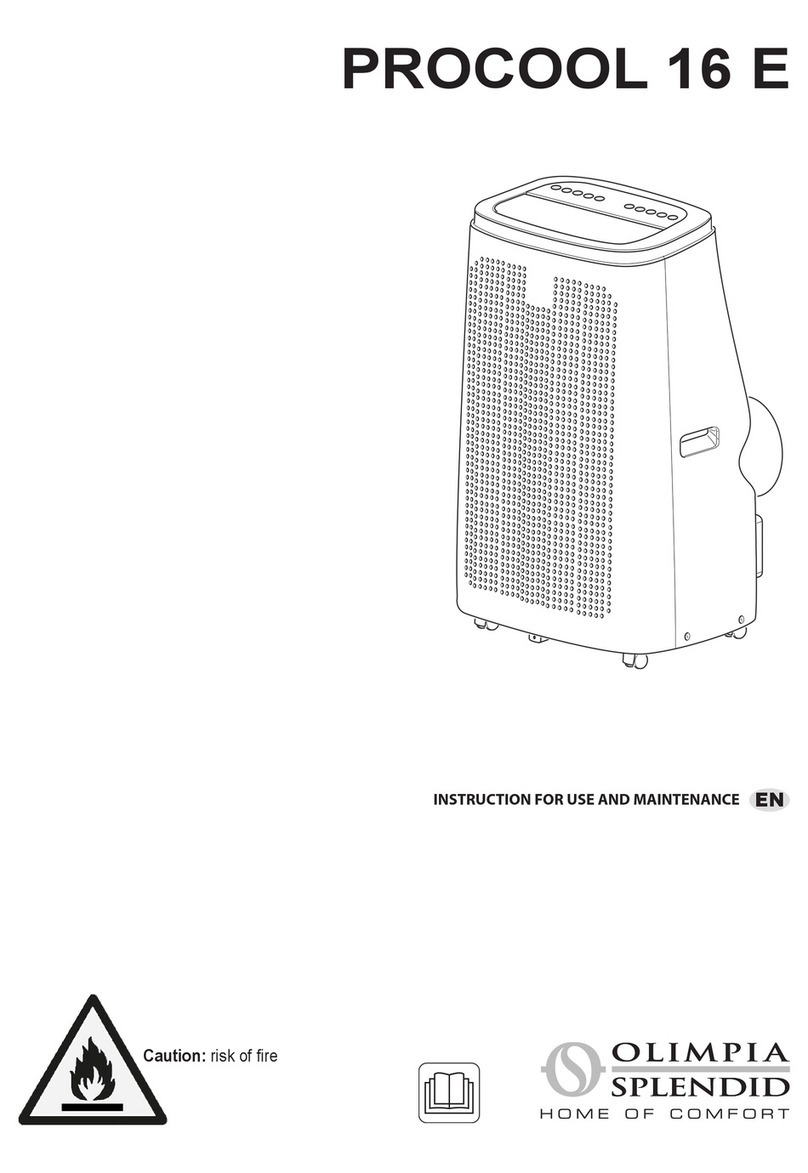 Olimpia splendid PROCOOL 16 E Instructions for use and maintenance