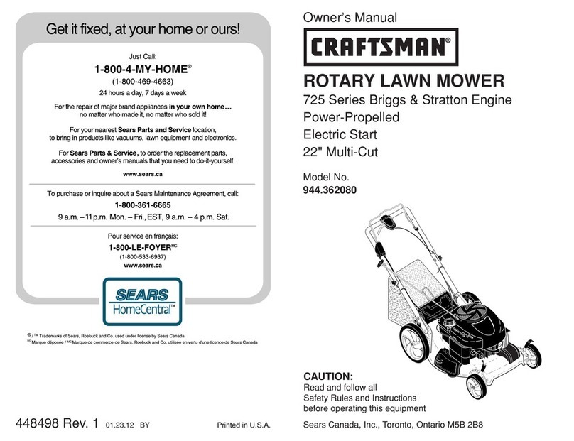 Craftsman 944.362080 owner's manual