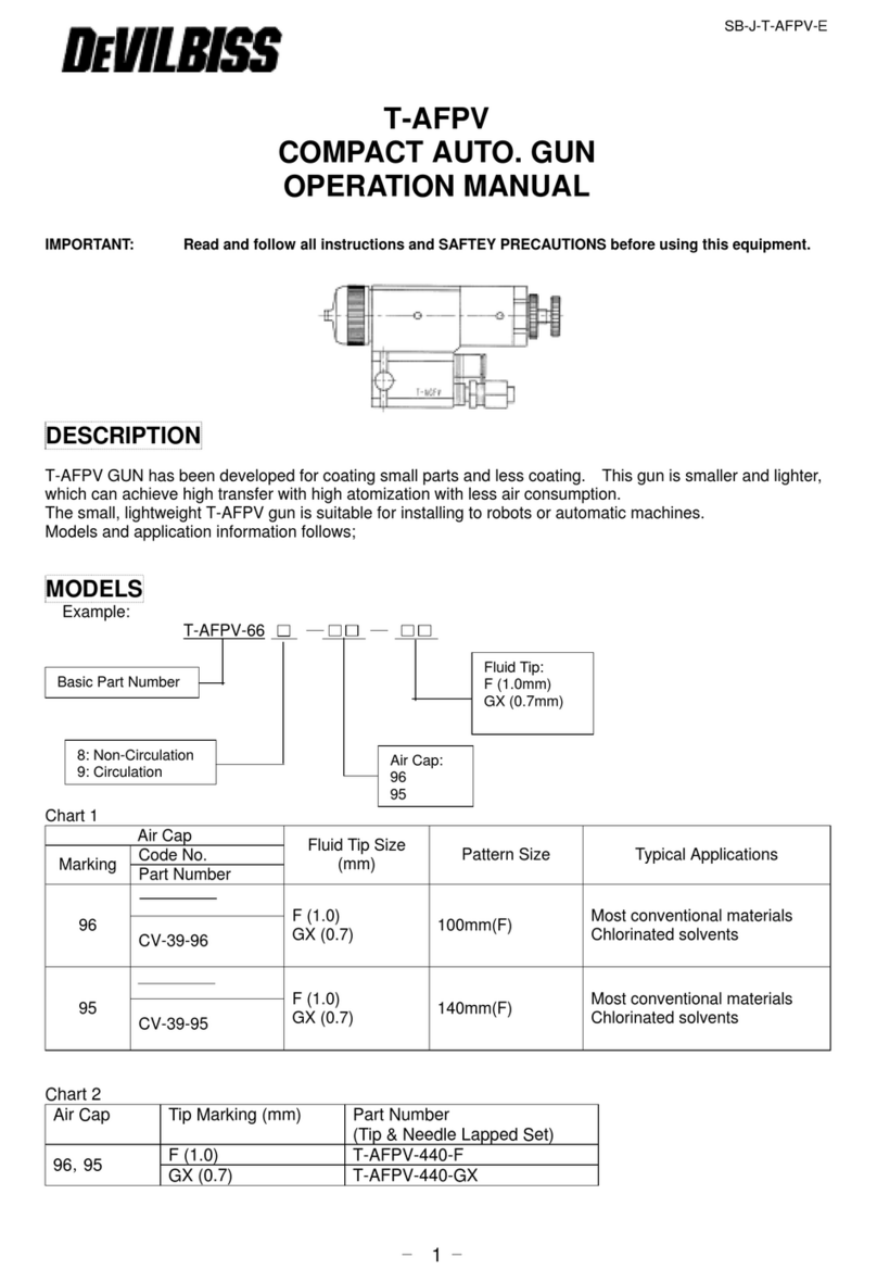 DeVilbiss T-AFPV Operation manual
