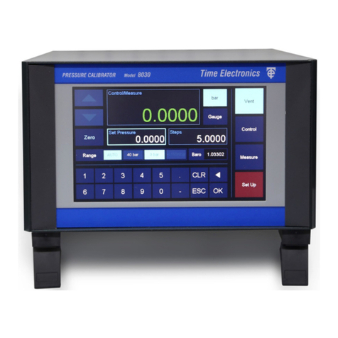 Time Electronics 8030 User manual