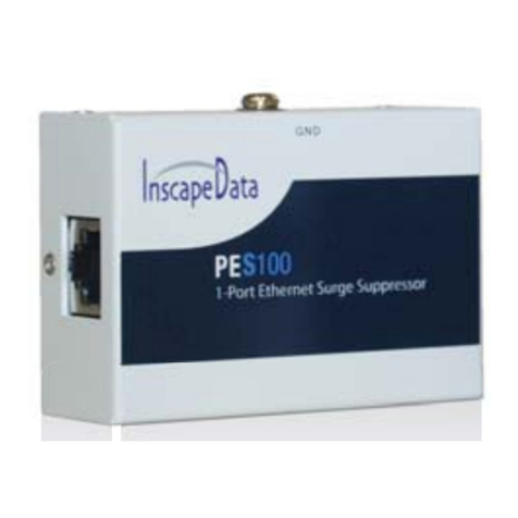 Inscape Data PES100 User manual Inscape Data PES100 User manual