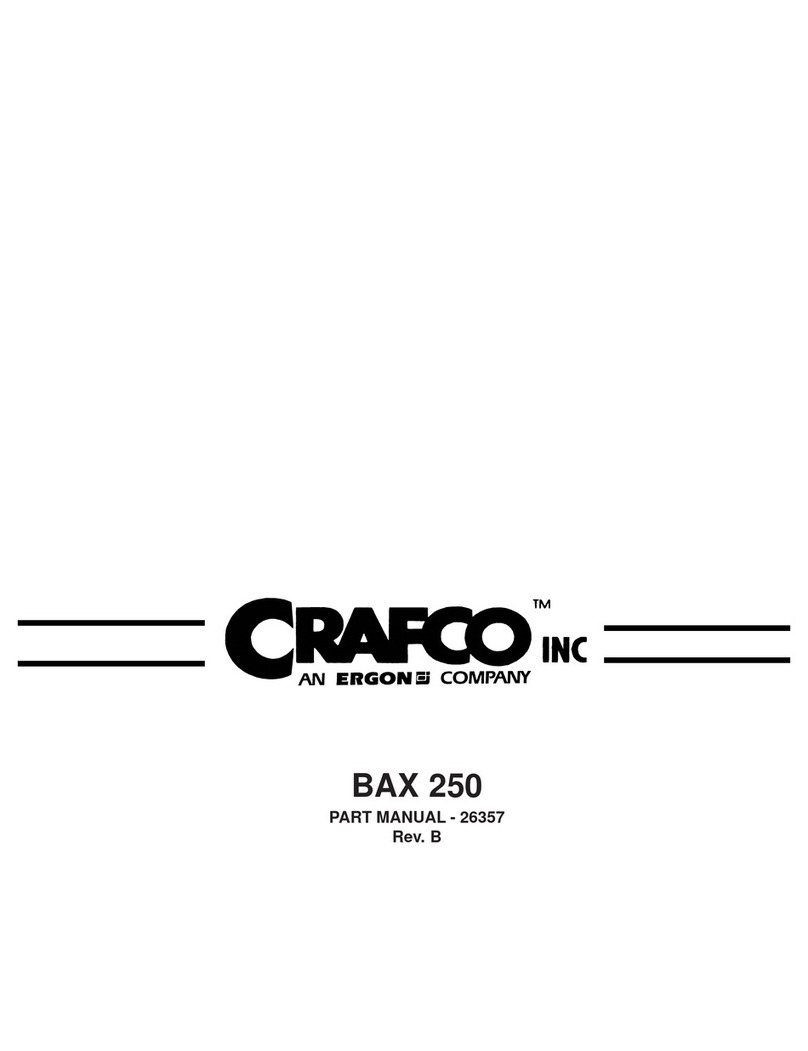 Ergon Crafco BAX 250 parts manual