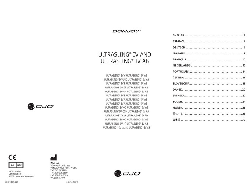 DJO ULTRASLING IV AND manual