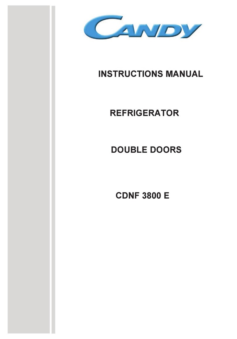 Candy CDNF 3800 E instruction manual