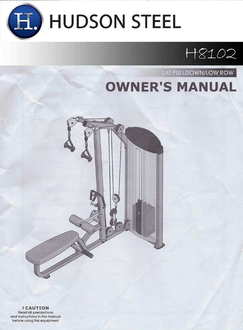 HUDSON STEEL H8102 owner's manual