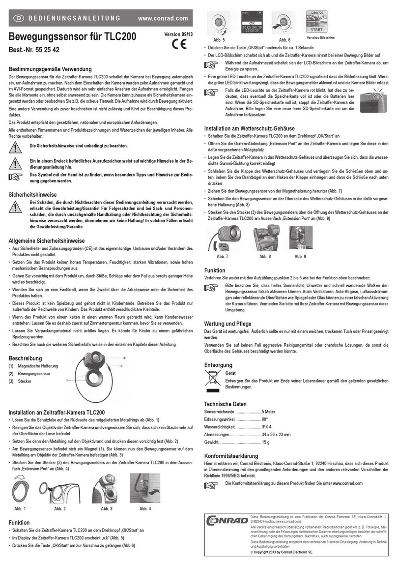 Conrad TLC200 operating instructions