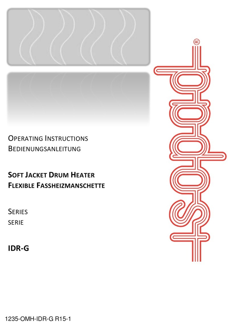 THERMOCOAX Isopad IDR-G Series operating instructions