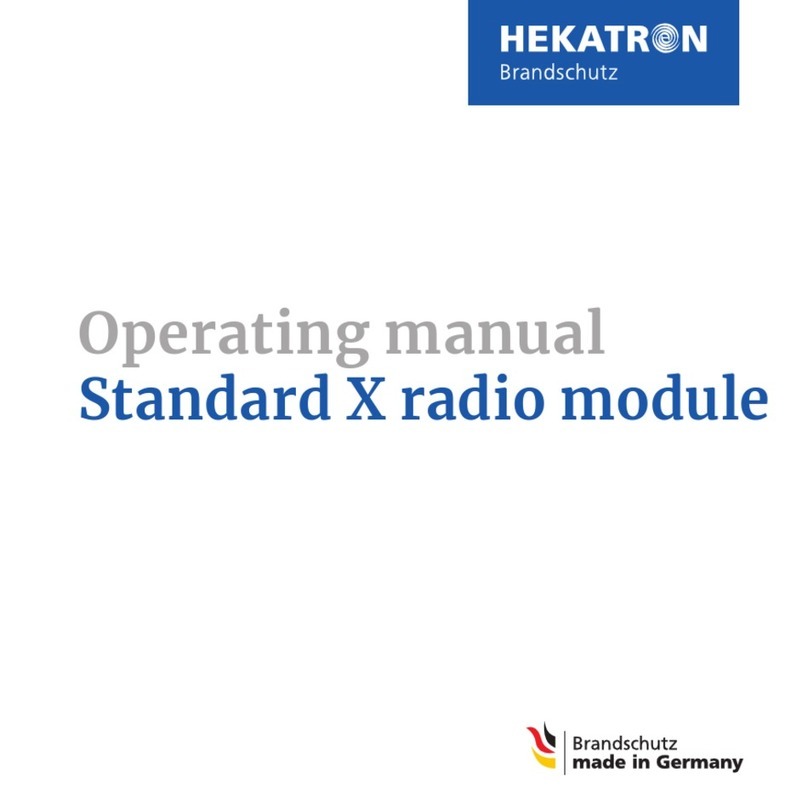 Hekatron Standard X User manual