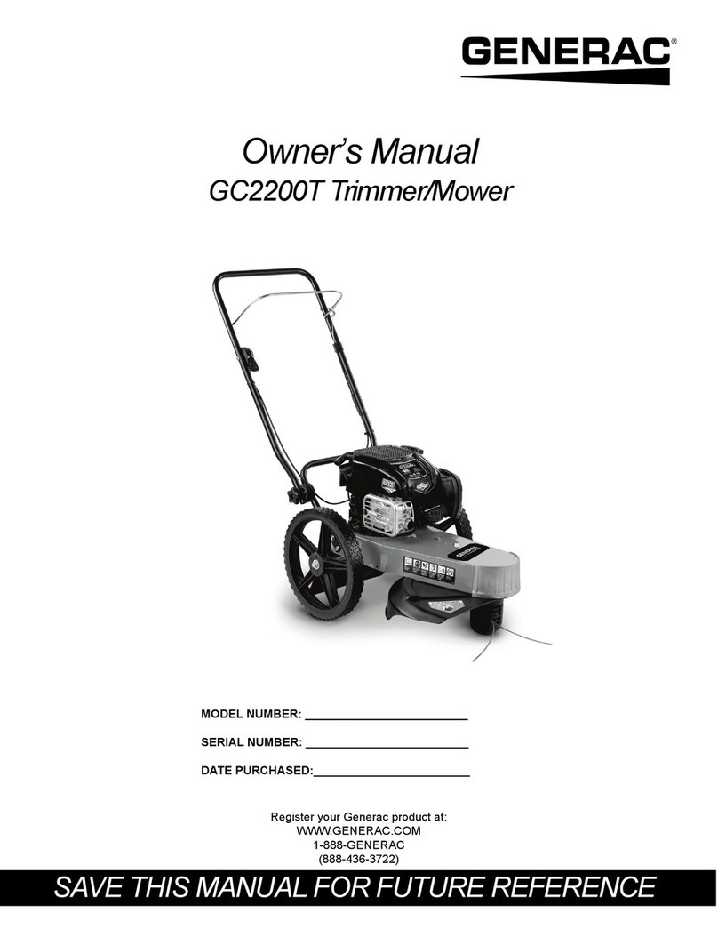 Generac Power Systems GC2200T owner's manual