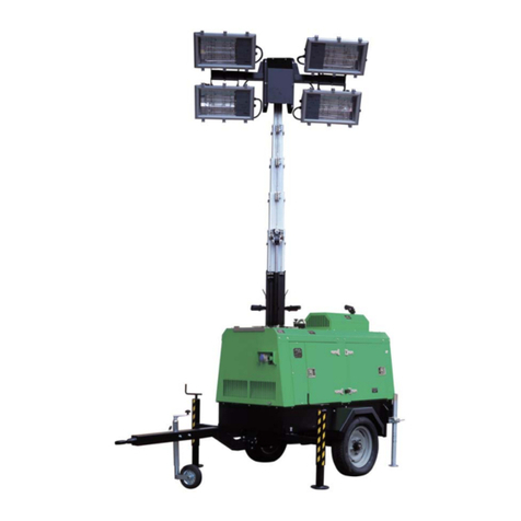 Tower Light VT1 9mt 4x1.000W User manual