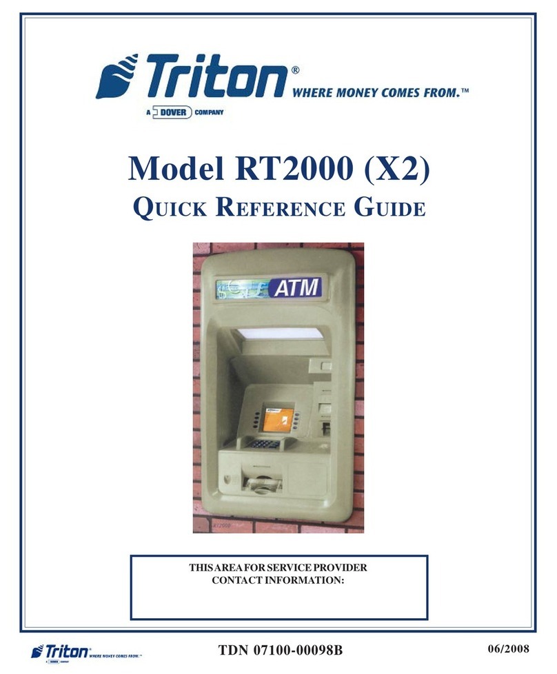 Triton RT2000 Quick reference guide