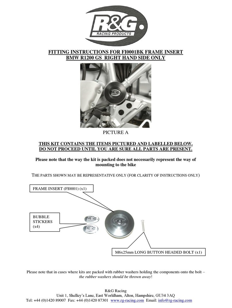 R&G FI0001BK User manual