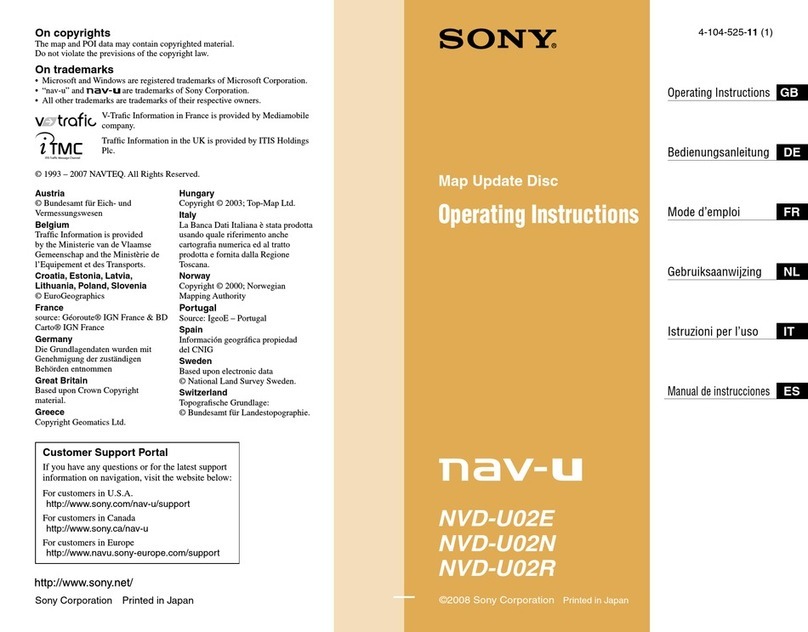 Sony NVD-U02E User manual