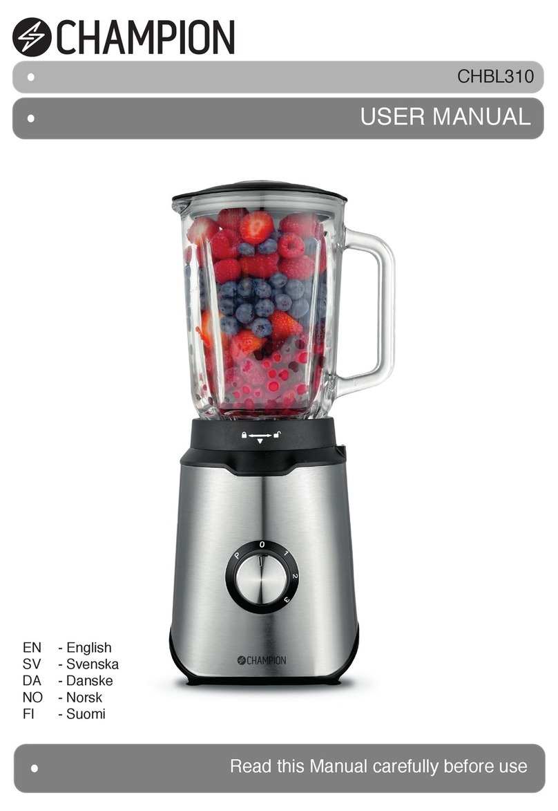 Champion CHBL310 User manual