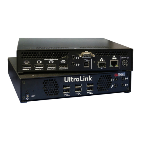 Rose electronics UltraLink E Series Installation and operation manual Rose electronics UltraLink E Series Installation and operation manual