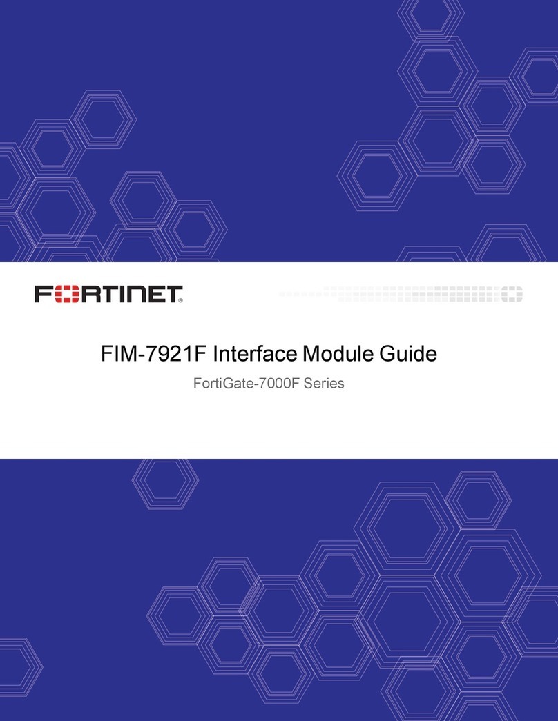 Fortinet FIM-7921F Guide