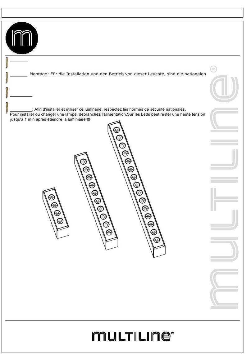 MULTILINE Focus-1 Installation